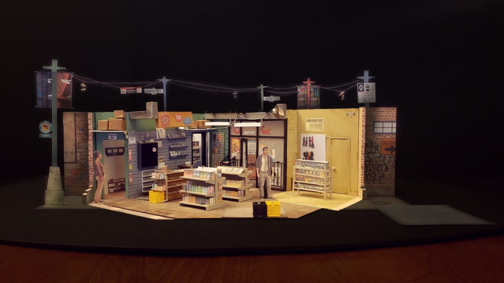 Set design model created by Kim's Convenience set designer Carolyn Rapanos